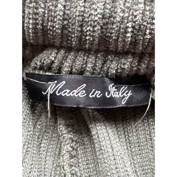 Italian Corded forest green pants 28x27 mad in Italy Prato soft designer lounge - Picture 3 of 6